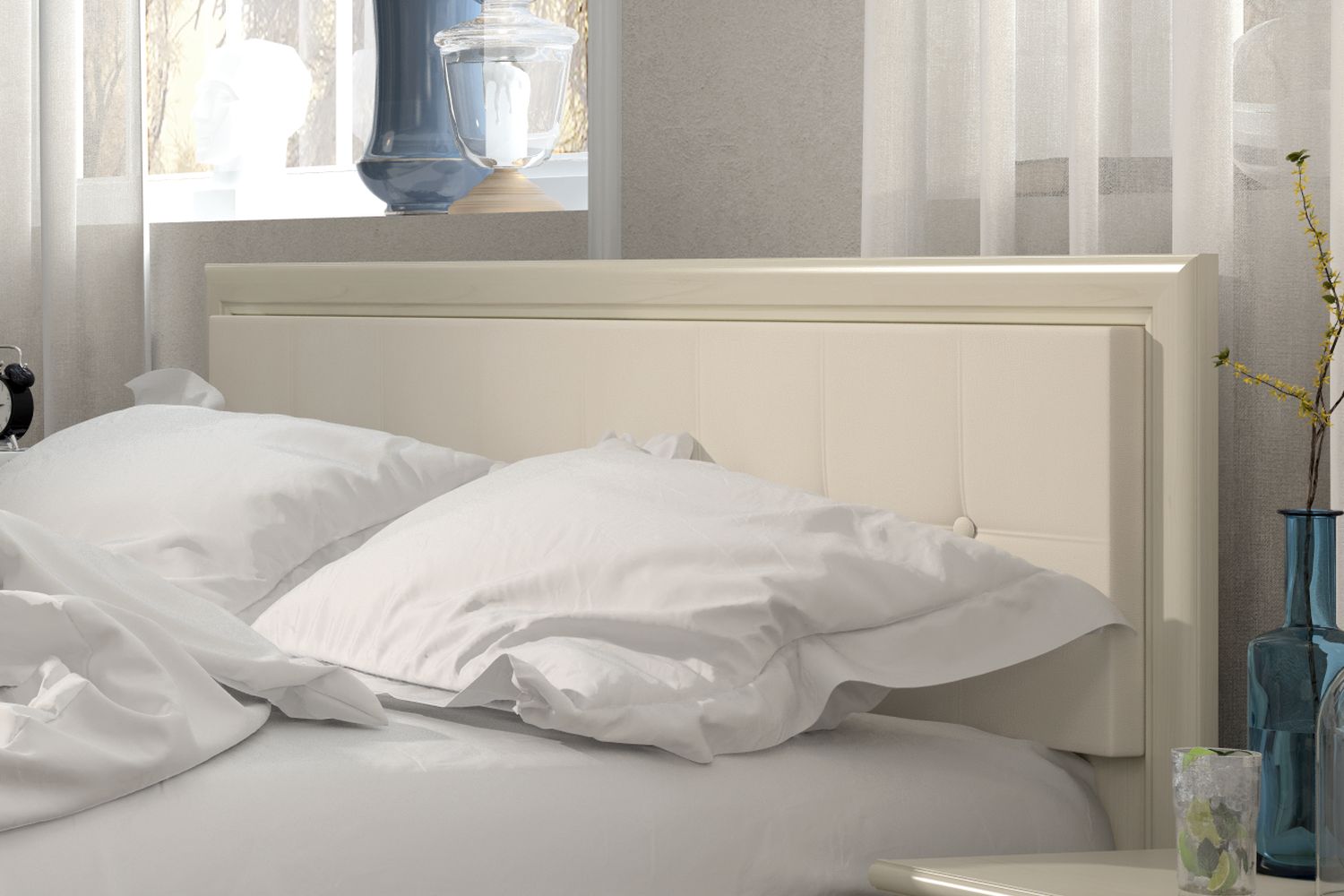 Двуспальные кровати - изображение №6 "Кровать Луара"  на www.Angstrem-mebel.ru